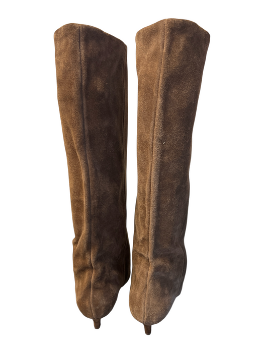 Steve Madden Shoe Size 7 Brown Leather Suede Knee High Pointed Toe Boots Brown / 7