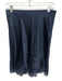 J. Crew Size XS Navy Blue Acetate Elastic Waistband Satin Lace Trim Mini Skirt Navy Blue / XS