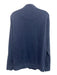 Peter Millar Size L Blue Cotton Solid Quarter Zip Sweatshirt Long Sleeve Shirt Blue / L