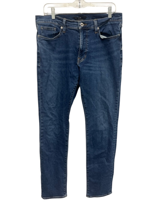 Vince Size 34 medium dark wash Cotton Blend Solid Skinny Jean Men's Pants medium dark wash / 34