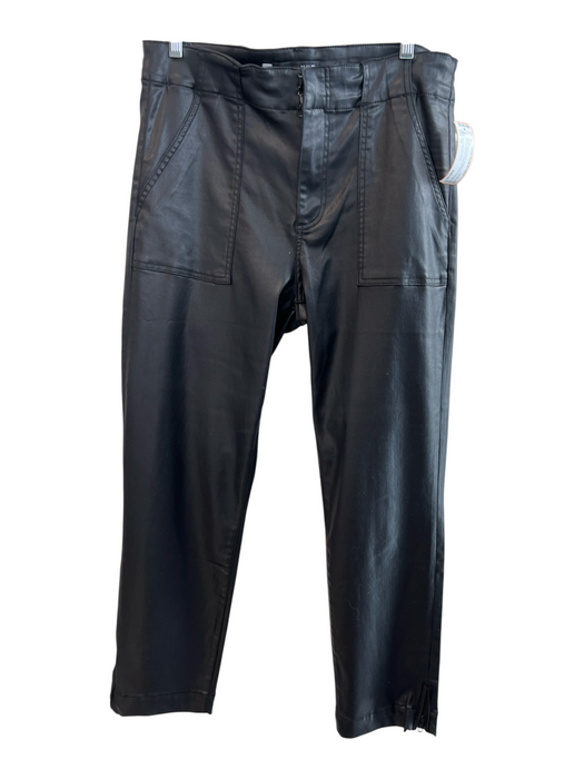 Kut From The Kloth Size 12 Black Modal Blend Straight Cut 4 Pocket Zip Fly Pants Black / 12
