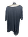 Raquel Allegra Size 2/M Gray Cotton Blend Wide V Neck Drop Shoulder Top Gray / 2/M