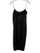 K.A.7 Size M Black & Gold Viscose Blend Sleeveless Knit Maxi Dress Black & Gold / M
