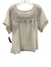 Nili Lotan Size S White & Red Cotton Square Neck Floral Embroidered Top White & Red / S