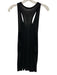 T Alexander Wang Size S Black Rayon Long Racerback Tank Sheer Top Black / S