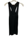 T Alexander Wang Size S Black Rayon Long Racerback Tank Sheer Top Black / S