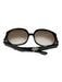 Marni Purple & Tortoise Acetate Wide Geometric Sunglasses Purple & Tortoise