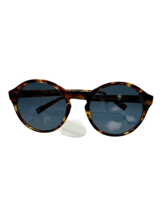 Warby Parker Brown & Black Acetate round Tortoise Sunglasses Brown & Black
