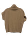 Tahari Size XS Tan Brown Cashmere Cap Sleeve Knit Mock Neck Sweater Tan Brown / XS