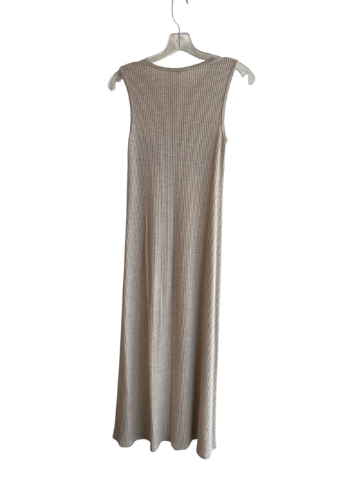 Beautiful People Size P Beige Modal & Spandex Round Neck Sleeveless Dress Dress Beige / P