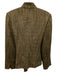 Oscar by Oscar de la Renta Size 8 Beige & Multi Acrylic Blend Long Sleeve Jacket Beige & Multi / 8