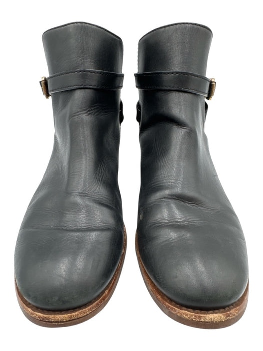 Tory Burch Shoe Size 10 Black Leather wrap around ankle strap Ankle Booties Black / 10