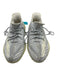 Adidas Yeezys Shoe Size 8 Gray & White Synthetic Mesh Detail Lace Up Sneakers Gray & White / 8