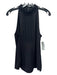 ME + EM Size 12 Black Polyester Sleeveless Neck Application Side Slits Top Black / 12