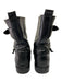 Rag & Bone Shoe Size 38 Black Leather round toe Stacked Buckle Detail Boots Black / 38