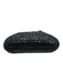 SERPUI Black & Tan Woven Clear Pom Pom kiss lock Clutch Black & Tan