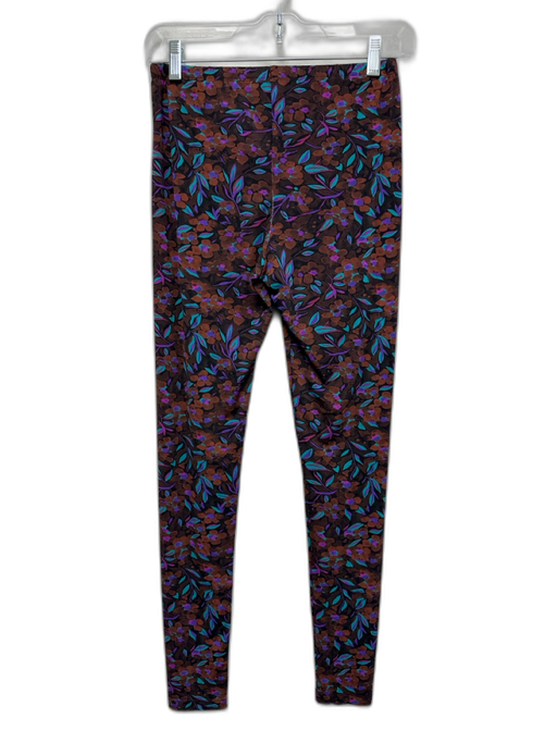 La Double J Size S Brown, Purple & Blue Polyamide Blend Elastic Waistband Pants Brown, Purple & Blue / S
