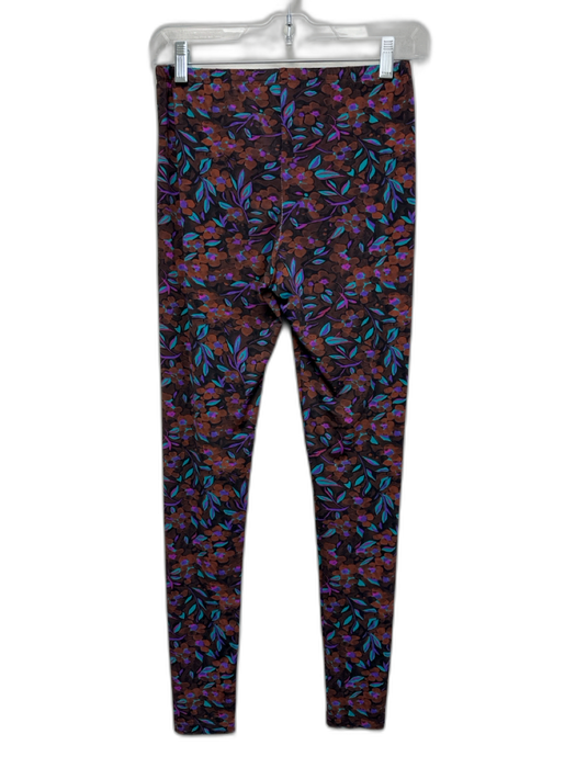 La Double J Size S Brown, Purple & Blue Polyamide Blend Elastic Waistband Pants Brown, Purple & Blue / S