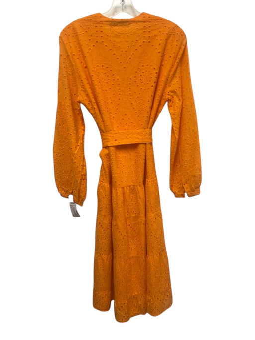 Akris Punto Size 10 Orange, Gray & White Viscose Short Sleeve Color Block Top Orange, Gray & White / 10