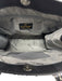 Silvano Biagini Gunmetal Leather Snakeskin Embossed pony hair Shiny Tote Bag Gunmetal
