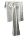 Sister Jane Size M White Polyester & Viscose Back Zip Sleeveless Sash Inc Dress White / M