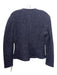 Armani Collection Size 14 Navy Cotton & Wool Long Sleeve Button Front Jacket Navy / 14