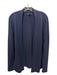 Eileen Fisher Size M Navy Blue Open Front Knit Long Sleeve Cardigan Navy Blue / M