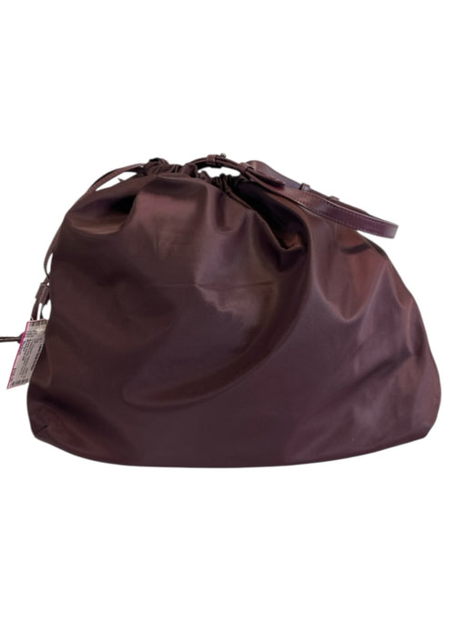 MZ Wallace Burgundy Drawstring Shoulder & Crossbody Straps Quilted Bag Burgundy / Medium