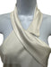 Galvan London Size 4 White Polyester Halter Neck Sleeveless Maxi Satin Gown White / 4