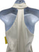 Galvan London Size 4 White Polyester Halter Neck Sleeveless Maxi Satin Gown White / 4
