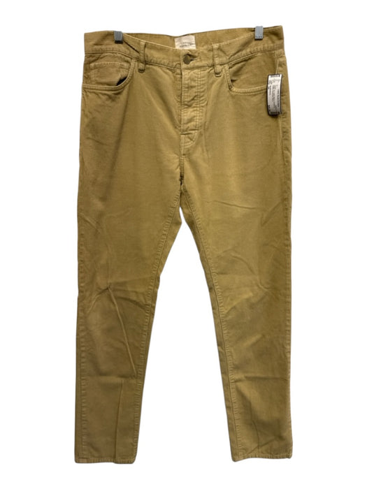 Sid Mashburn Size 34 Beige Cotton Blend Cordouroy Khakis Men's Pants Beige / 34