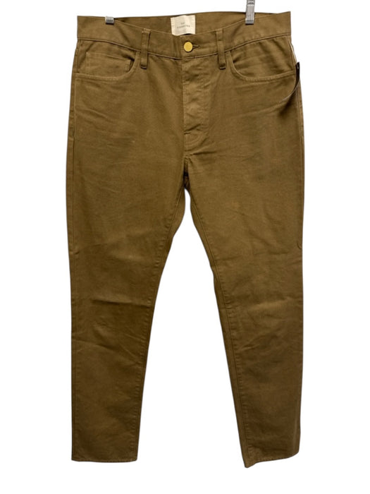 Sid Mashburn AS IS Size 33 Brown Cotton Solid Khakis Men's Pants Brown / 33