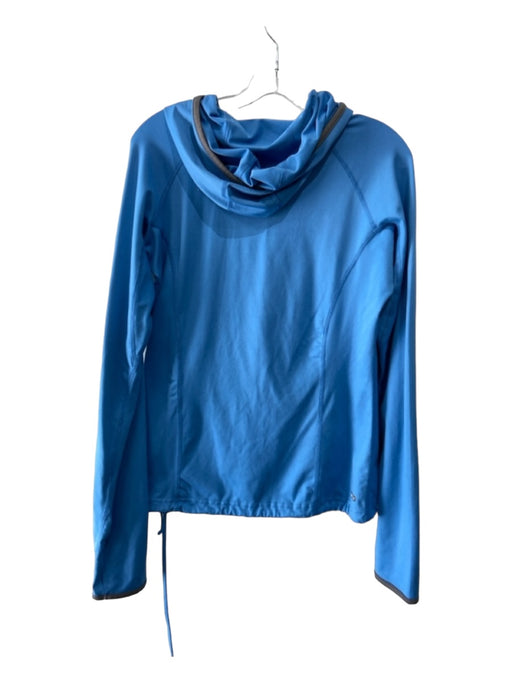 The North Face Size M Sky Blue Polyester & Elastane Hood kangaroo Pocket Jacket Sky Blue / M