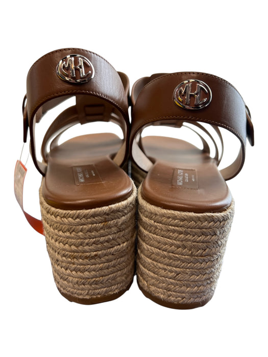 Michael Kors Collection Shoe Size 38.5 Brown Leather Platform Gladiator Shoes Brown / 38.5