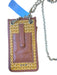 House of Want Brown & Tan Vegan Leather Woven Chain Strap Crossbody Bag Brown & Tan / XS