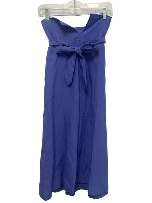 Mara Hoffman Size 2/00 Purple Tencel Smocked Detail High Waist Crop Skirt Set