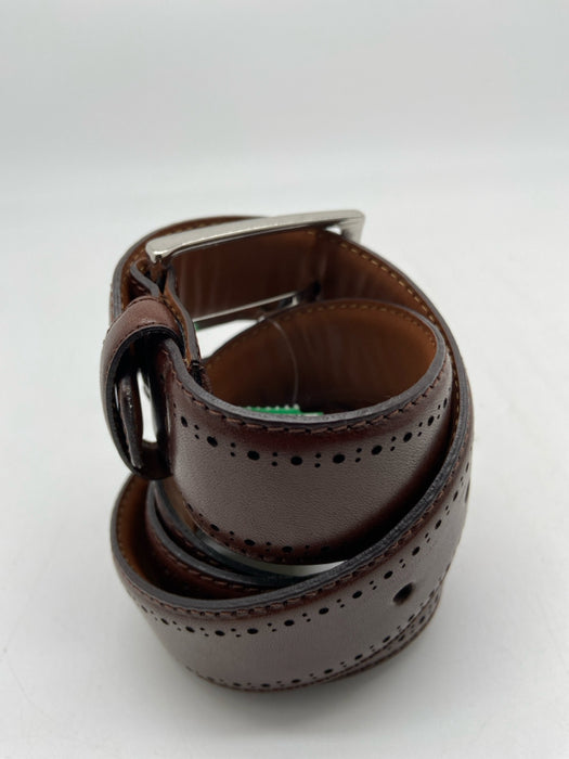 Nordstrom Brown Leather Solid Men's Belt