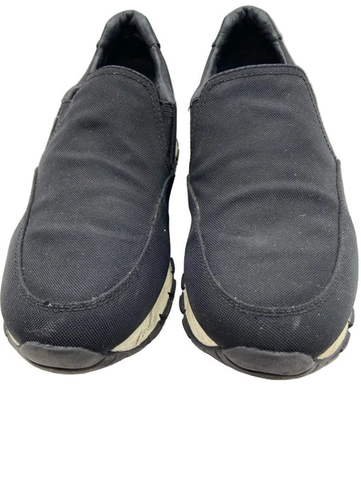 Prada Shoe Size 36 Black Synthetic Knit Stretch Panel Slip On Sneakers