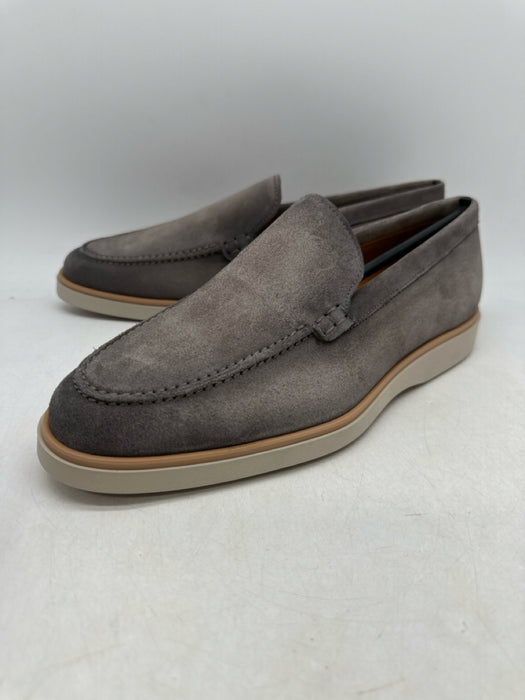 Magnanni Shoe Size 7 NWT Brown & White Suede Solid Low Top Men's Shoes