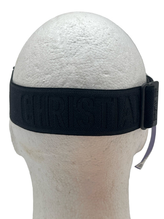 Christian Dior AS IS + Dust Bag Incl Black Rubber Elastic Logo Visor Hat