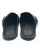 Dolce Vita Shoe Size 10 Black Ponyhair Leather Buckle Flat Clog Mules Black / 10
