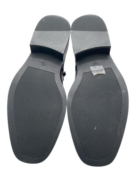 3.1 Phillip Lim Shoe Size 37 Black Leather Silver Hardware Zippers Flat Booties Black / 37