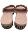 Kate Spade Shoe Size 8 Light Pink Leather Upper Ruffle Detail Platform Sandals Light Pink / 8