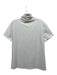 Theory Size L White Cotton Blend Turtleneck Short Sleeve Top White / L