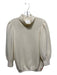 Molli Size S Cream Extrafine New Wool High Neck Scalloped Puff 3/4 Sleeve Top Cream / S