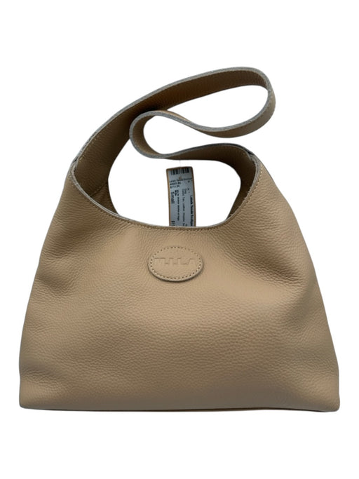 Milla Tan Leather Shoulder Bag Tan / Small