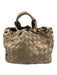 Naghedi Taupe Brown Neoprene Woven Double Handle Tote Pouch Included Bag Taupe Brown / M