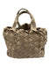 Naghedi Taupe Brown Neoprene Woven Double Handle Tote Pouch Included Bag Taupe Brown / M