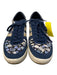 Gola Shoe Size 9 Navy & Multi Suede round toe lace up Low Top Floral Sneakers Navy & Multi / 9