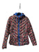 Attrait Size S Blue & Magenta Polyamide Reversible Long Sleeve Full Zip Coat Blue & Magenta / S